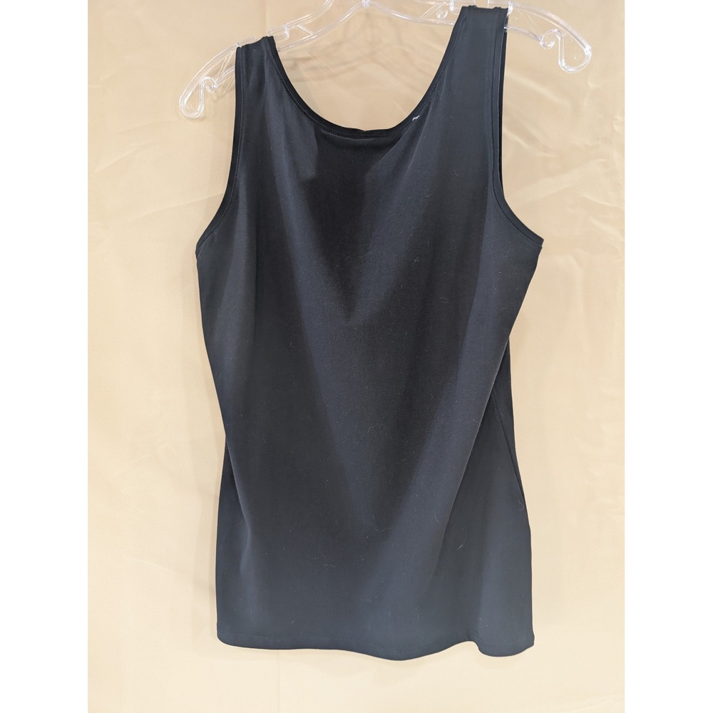 Nie Zoe XL Black Tank Top Sleeveless Embellished Casual Blouse - Picture 5 of 5